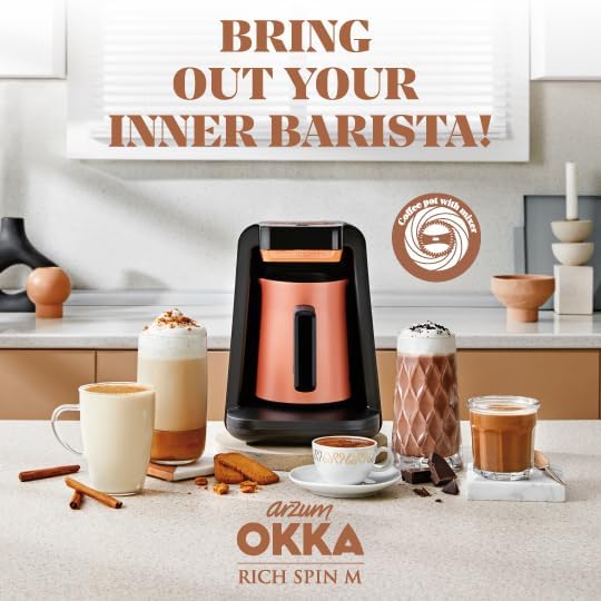 Arzum Okka Rich Spin Pro Coffee Maker (Copper)